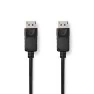 DisplayPort Cable | DisplayPort Male | DisplayPort Male | 8K@60Hz | Nickel Plated | 2.00 m | Round | PVC | Black | Box