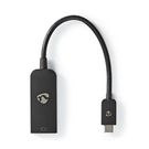 USB-C™ Adapter | USB 3.2 Gen 1 | USB-C™ Male | DisplayPort Female | 8K@60Hz | 0.20 m | Round | Nickel Plated | PVC | Black | Box