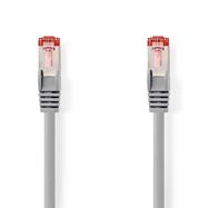 CAT6 Network Cable | RJ45 Male | RJ45 Male | S/FTP | 1.00 m | Indoor | Round | LSZH | Grey | Box