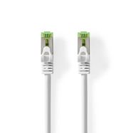 CAT7 Network Cable | S/FTP | RJ45 Male | RJ45 Male | 10.0 m | Snagless | Round | LSZH | White | Box