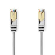 CAT5e Network Cable | SF/UTP | RJ45 Male | RJ45 Male | 0.50 m | Round | PVC | Grey | Label
