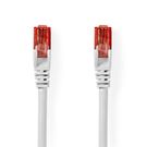 CAT6 Network Cable | RJ45 Male | RJ45 Male | U/UTP | 0.50 m | Round | PVC | White | Label