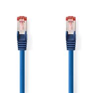 CAT6 Network Cable | RJ45 Male | RJ45 Male | S/FTP | 3.00 m | Round | LSZH | Blue | Label