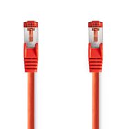 CAT6 Network Cable | RJ45 Male | RJ45 Male | S/FTP | 0.50 m | Round | LSZH | Red | Label