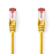 CAT6 Network Cable | RJ45 Male | RJ45 Male | S/FTP | 0.25 m | Round | LSZH | Yellow | Label