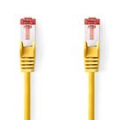 CAT6 Network Cable | RJ45 Male | RJ45 Male | S/FTP | 0.50 m | Round | LSZH | Yellow | Label