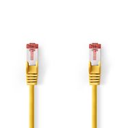 CAT6 Network Cable | RJ45 Male | RJ45 Male | S/FTP | 15.0 m | Round | LSZH | Yellow | Label