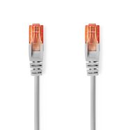 CAT6 Network Cable | RJ45 Male | RJ45 Male | U/UTP | 0.25 m | Round | PVC | Grey | Label