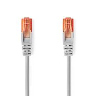 CAT6 Network Cable | RJ45 Male | RJ45 Male | U/UTP | 5.00 m | Round | PVC | Grey | Label
