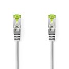 CAT7 Network Cable | S/FTP | RJ45 Male | RJ45 Male | 10.0 m | Snagless | Round | LSZH | Grey | Label