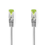 CAT7 Network Cable | S/FTP | RJ45 Male | RJ45 Male | 15.0 m | Snagless | Round | LSZH | Grey | Label