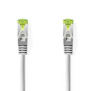 CAT7 Network Cable | S/FTP | RJ45 Male | RJ45 Male | 15.0 m | Snagless | Round | LSZH | Grey | Label