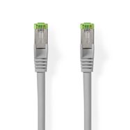 Cat 8.1 Network Cable | S/FTP | RJ45 Male | RJ45 Male | 20.0 m | Round | LSZH | Grey | Label
