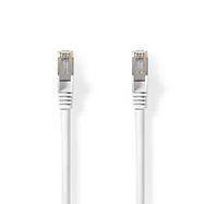 Cat 8.1 Network Cable | S/FTP | RJ45 Male | RJ45 Male | 3.00 m | Round | LSZH | White | Label
