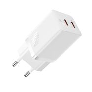 Настенное быстрое зарядное устройство GaN5 Pro 40W 2xUSB-C QC3.0 PD3.0, белый