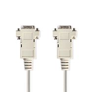 VGA Cable | VGA Male | VGA Male | Nickel Plated | Maximum resolution: 1024x768 | 2.00 m | Round | ABS | Ivory | Envelope