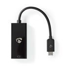USB-C™ Adapter | USB 3.2 Gen 1 | USB-C™ Male | Mini DisplayPort Female | 8K@60Hz | 0.20 m | Round | Nickel Plated | PVC | Black | Polybag