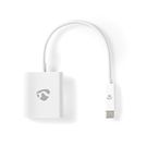 USB-C™ Adapter | USB 3.2 Gen 1 | USB-C™ Male | VGA Female | 1080p | 5 Gbps | 0.20 m | Round | Nickel Plated | PVC | White | Polybag