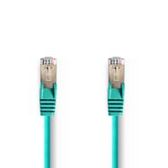 CAT5e Network Cable | SF/UTP | RJ45 Male | RJ45 Male | 5.00 m | Round | PVC | Green | Polybag