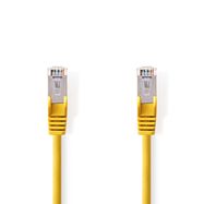 CAT5e Network Cable | SF/UTP | RJ45 Male | RJ45 Male | 15.0 m | Round | PVC | Yellow | Polybag
