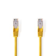 CAT5e Network Cable | SF/UTP | RJ45 Male | RJ45 Male | 5.00 m | Round | PVC | Yellow | Polybag