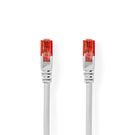 CAT6 Network Cable | RJ45 Male | RJ45 Male | U/UTP | 30.0 m | Round | PVC | White | Polybag