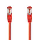 CAT6 Network Cable | RJ45 Male | RJ45 Male | S/FTP | 3.00 m | Round | LSZH | Red | Envelope