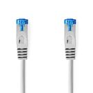 CAT6a Network Cable | S/FTP | RJ45 Male | RJ45 Male | 0.50 m | Snagless | Round | LSZH | Grey | Envelope