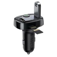 Bluetooth FM Modulator Car Charger 2xUSB 3.4A, Black