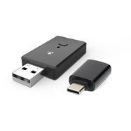 Wireless Car Audio Adapter | Android Auto / Apple Carplay | AAC / SBC | Black