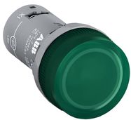 Светодиодная контрольная лампа зеленая, Ø22 мм, 110÷130 В DC, IP66, -25÷70°C, CL2