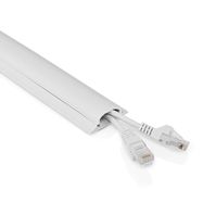 Cable Management | Duct | 1 pcs | Maximum cable thickness: 16 mm | PVC | White