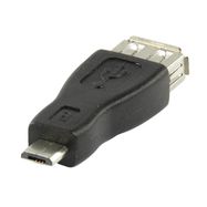 Адаптер, гнездо USB - штекер Micro USB B