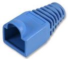 STRAIN RELIEF BOOT 5MM BLUE 10/PACK