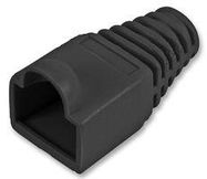 STRAIN RELIEF 5MM BLACK 50/PACK