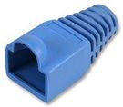 STRAIN RELIEF BOOT 6MM BLUE 10/PACK
