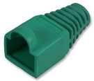 STRAIN RELIEF BOOT 6MM GREEN 10/PACK