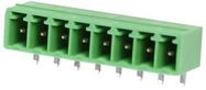 HEADER, SIDE-ENTRY, 8WAY, 3.81MM