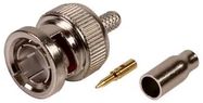 RF COAXIAL, BNC, STRAIGHT PLUG, 75OHM