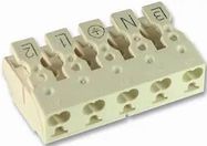LIGHTING CONNECTOR, PUSH FAST, 5POLE