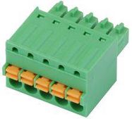 TERMINAL BLOCK, PLUGGABLE, 5POS, 16AWG