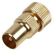 TV COAX PLUG - GOLD