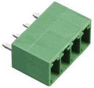 TERMINAL BLOCK, HEADER, 4POS, TH