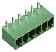 TERMINAL BLOCK, HEADER, 6POS, TH