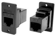 MODULAR ADAPTER, 8P RJ45 JACK-RJ45 JACK