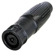 CABLE CONN, PLUG, 8POS, ZINC DIECAST