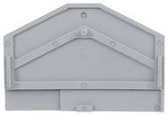 END PLATE, GREY, 2.5MM WIDE