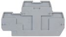 END PLATE, DOUBLE DECK, 2MM, GREY
