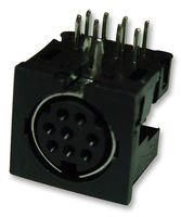 SOCKET, MINI-DIN, PCB, 8POLE