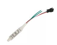 LED controller for one color LED strips WS2811 5-24Vdc, with external switch contacts